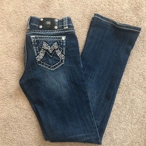 EUC Authentic Miss Me jeans bootcut sz 27